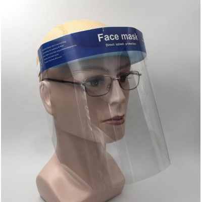 Disposable Head-mounted protective shield face mask